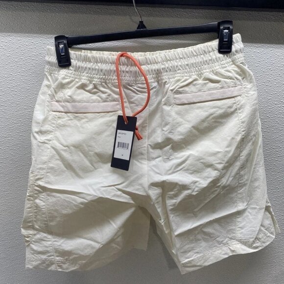 Staple Men's Nylon Taslan Cargo Shorts Cream Size M – Mulberry Collection - Picture 3 of 7